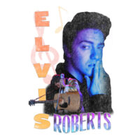 Elvis Blues V-Neck Tee  Design