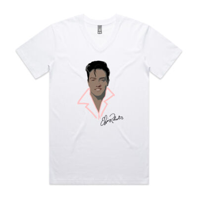 Signature Curl V-Neck Tee Thumbnail