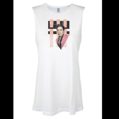Midnight Pink Sleeveless Tee Thumbnail