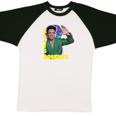 Retro Wave Unisex Raglan Shirt Thumbnail