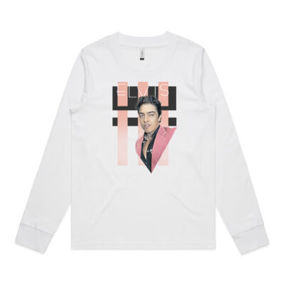 Midnight Pink Dice Long Sleeve Thumbnail