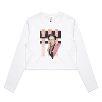 Midnight Pink Crop Long Sleeve Thumbnail